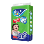 Fine Baby Size 4 Large Diapers - (7-14 kg)