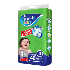 Fine Baby Size 4 Large Diapers - (7-14 kg)