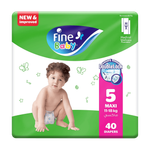 Fine Baby Size 5 Double Lock Maxi Diapers - (11-18 kg)