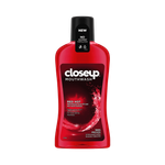 Closeup Red Hot Antibacterial Mouthwash