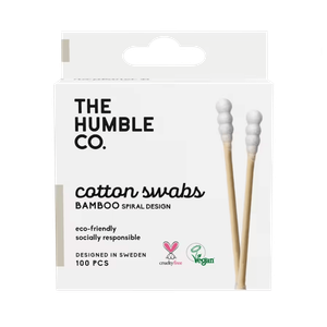 The Humble Co. Bamboo Natural Spiral Cotton Swabs