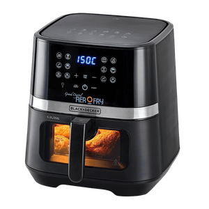 Black & Decker Touch Screen Rapid Hot Air Circulation Air Fryer - 5.8 L