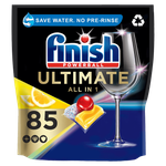 Finish Quantum Ultimate All In 1 Lemon Dishwasher Tablets
