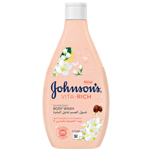 Johnson's Vita-Rich Jojoba Oil & Vitamin E Pampering Body Wash