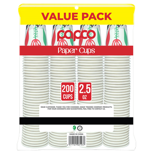 أكواب ورقية ملونة من بابكو