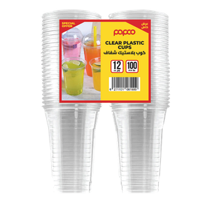 Papco Clear Plastic Cups