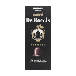De Roccis Cremoso Coffee Nespresso Capsules