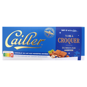 Cailler Whole Hazelnut Milk Chocolate