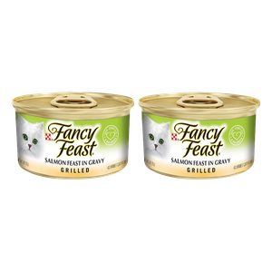 Fancy Feast Grilled Salmon In Gravy Cat Food