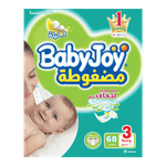 BabyJoy Compressed Diamond Size 3 Medium Diapers - (6-12 kg)