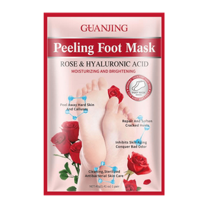 Guanjing Rose & Hyaluronice Acid Peeling Foot Mask