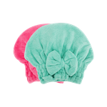 قبعة تجفيف الشعر من دن باي جوز - وردي وأخضر