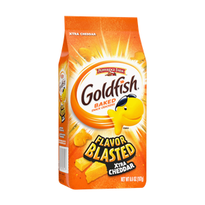 مقرمشات جولدفيش بجبنة الشيدر من بيبير إيدج فارم