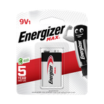 Energizer Max Battery - 9V