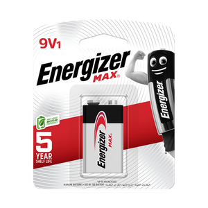 Energizer Max Battery - 9V