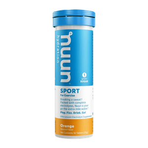 Nuun Sport Hydration Orange Effervescent Electrolyte Drink Tablets