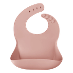 Minikoioi Pinky Pink Basics Silicone Bib - (6 Months - 4 Years)