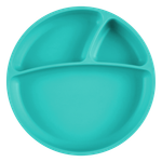 Minikoioi Aqua Green Silicone Plate - (6+ Months)