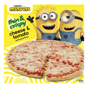 بيتزا بالجبنة والطماطم من مينيونز
