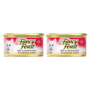 Fancy Feast Adult Classic Paté Beef & Chicken Feast Wet Cat Food