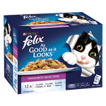 Felix Adult Favourite Selection In Jelly Wet Cat Food