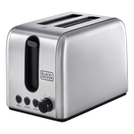 Black & Decker Stainless Steel 2 Slice Toaster