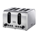 محمصة خبز ستانلس ستيل 4 شريحة من بلاك آند ديكر