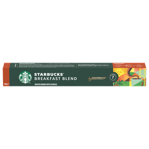 Starbucks Breakfast Blend Medium Roast Coffee Capsules