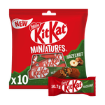 أصابع الويفر كيت كات المقرمشة المغطاة بشوكولاتة البندق من نستله