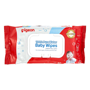 Pigeon 100% Pure Water Baby Wipes
