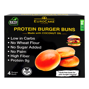 Eurocake Keto Friendly Protein Burger Buns