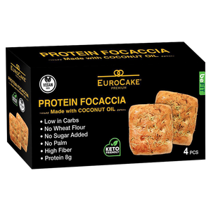 خبز فوكاتشيا بروتين من يوروكيك