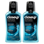 Closeup Antibacterial Cool Breeze Mouthwash