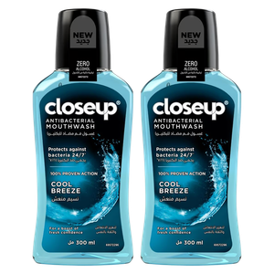 Closeup Antibacterial Cool Breeze Mouthwash