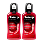 Close Up Red Hot Antibacterial Mouthwash