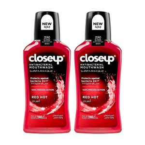 Close Up Red Hot Antibacterial Mouthwash