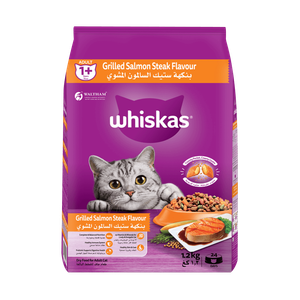 Whiskas Grilled Salmon Steak Adult Cat Dry Food