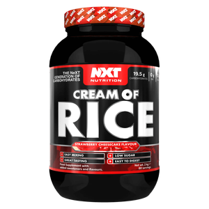 مكمل الكربوهيدرات كريمة الأرز بالفراولة التشيزكيك من إن إكس تي نيوتريشن