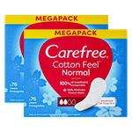 فوط صحية يومية قطنية ذات ملمس عادي وخالية من العطور من كيرفري