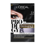 L'Oreal Prodigy By Excellence Crème Permanant Oil Hair Color - 2.1 Ash Black 