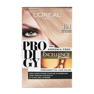 L'Oreal Prodigy By Excellence Crème Permanant Oil Hair Color - 10.1 Super Light Ash Blonde