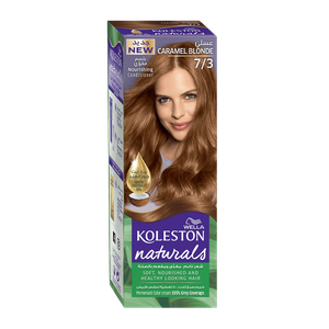 Wella Koleston Naturals Permanent Hair Color Cream - 7/3 Caramel Blonde