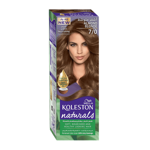 Wella Koleston Naturals Permanent Hair Color Cream - 7/0 Almond Blonde