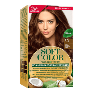 Wella Soft Color Natural Instincts Vegan Hair Color Cream - 50 Light Brown