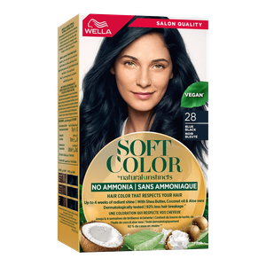 Wella Soft Color Natural Instincts Vegan Hair Color Cream - 28 Blue Black