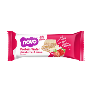 Novo Strawberries & Cream Protein Wafer Bar