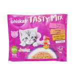 Whiskas Tasty Mix Tuna & Salmon In Jelly Wet Kitten Food