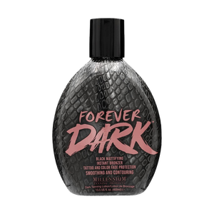 Millennium Tanning Forever Dark Black Mattifying Instant Bronzer Tanning Lotion