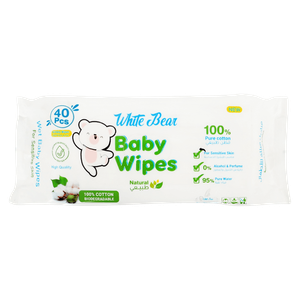White Bear Natural Baby Wipes