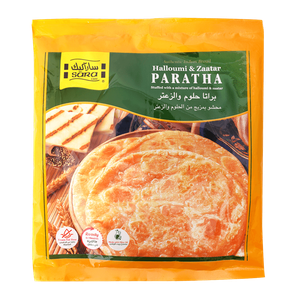 Sara Haloumi Cheese & Zaater Paratha